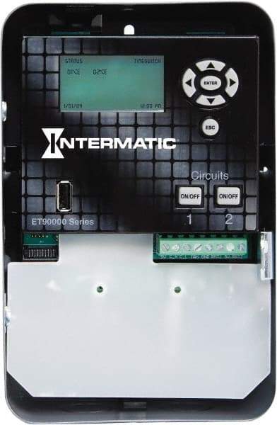 Intermatic - 365 Day Astronomical Indoor Digital Electronic Timer Switch - 4,000 On/Off, 120 to 277 VAC, 50/60 Hz, - USA Tool & Supply