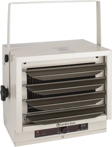 Comfort Zone - Electric Suspended Heaters Type: Wall/Ceiling Maximum BTU Rating: 17065 - USA Tool & Supply