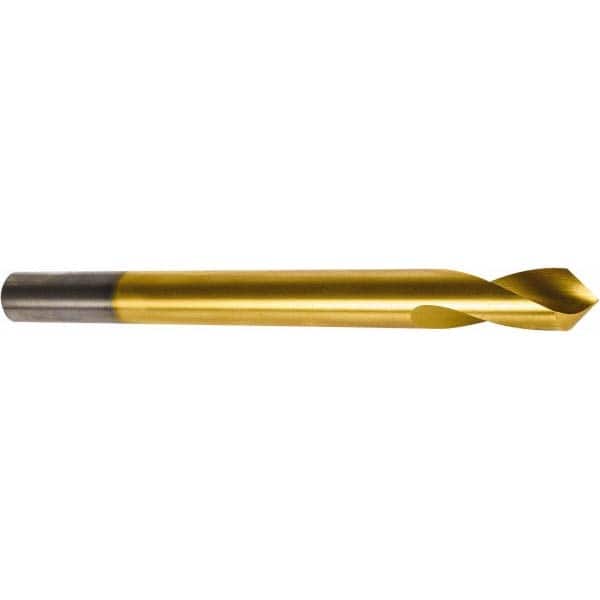 Precision Twist Drill - 1/2" Body Diam, 120°, 6" OAL, High Speed Steel Spotting Drill - USA Tool & Supply