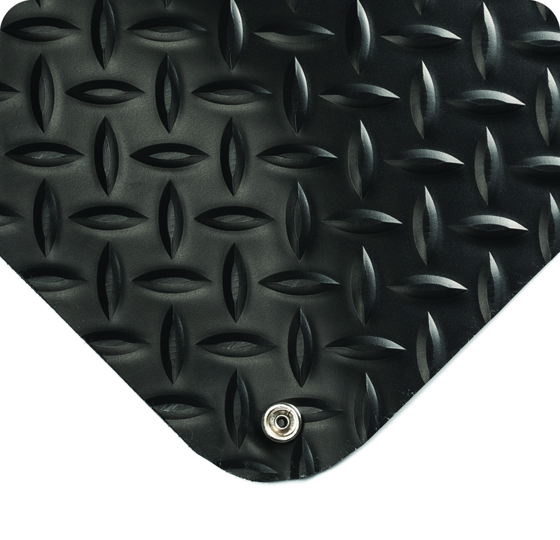 Electrically Conductive Anti-fatigue 9/16 x 3' x 5' DP Work Mat - USA Tool & Supply