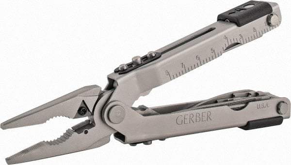 Gerber - 14 Piece, Multi-Tool Set - 6-5/8" OAL, 4-59/64" Closed Length - USA Tool & Supply