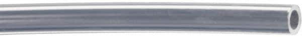 Parker - 1/8" ID x 3/16" OD, 1/32" Wall Thickness, 50' Long, PTFE PFA Tube - Natural, 249 Max psi - USA Tool & Supply