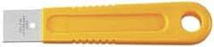 Olfa - Stainless Steel 1-Edge Scraper - 1" Blade Width x 1" Blade Length, 6-5/16" Long Handle - USA Tool & Supply