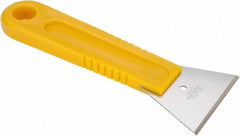 Olfa - Stainless Steel 1-Edge Scraper - 1-1/4" Blade Width x 2-21/64" Blade Length, 6-5/16" Long Handle - USA Tool & Supply