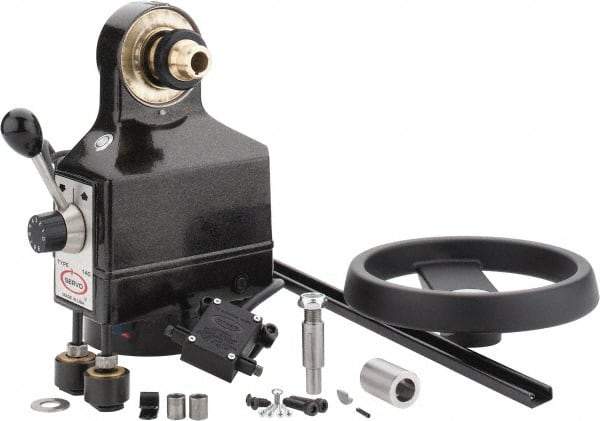 Servo - 140 Inch Max Peak Torque Per Pound, Knee Feed - 12 Inch Max Feed Rate Per Minute, 35 Inch Traversing Speed Per Minute - USA Tool & Supply