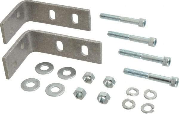 ARO/Ingersoll-Rand - Solenoid Valve Short "L" Bracket - Use with Alpha Stacking Valves - USA Tool & Supply