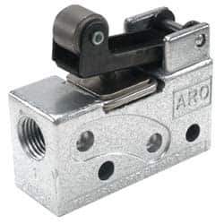 ARO/Ingersoll-Rand - Mechanically Operated Valves Valve Type: 3-Way CV Rating: 0.195 - USA Tool & Supply
