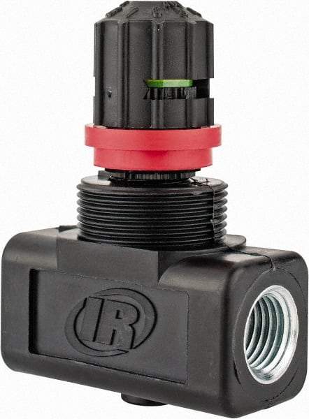 ARO/Ingersoll-Rand - 1/4" NPT Inline Flow Control Valve - 0 to 200 psi - USA Tool & Supply