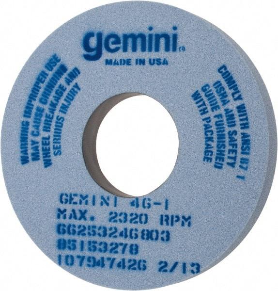 Norton - 14" Diam x 5" Hole x 1-1/2" Thick, I Hardness, 46 Grit Surface Grinding Wheel - Aluminum Oxide, Type 1, Coarse Grade, 2,320 Max RPM, No Recess - USA Tool & Supply