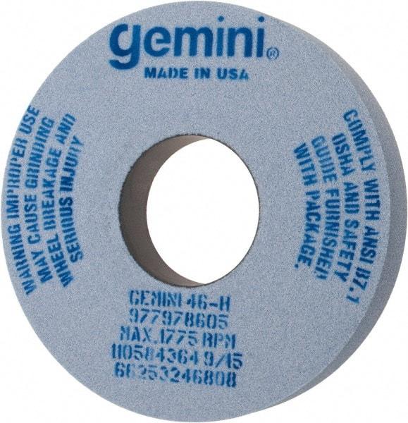 Norton - 14" Diam x 5" Hole x 2" Thick, H Hardness, 46 Grit Surface Grinding Wheel - Aluminum Oxide, Type 1, Coarse Grade, 1,775 Max RPM, No Recess - USA Tool & Supply