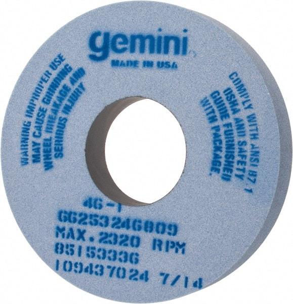 Norton - 14" Diam x 5" Hole x 2" Thick, I Hardness, 46 Grit Surface Grinding Wheel - Aluminum Oxide, Type 1, Coarse Grade, 2,320 Max RPM, No Recess - USA Tool & Supply