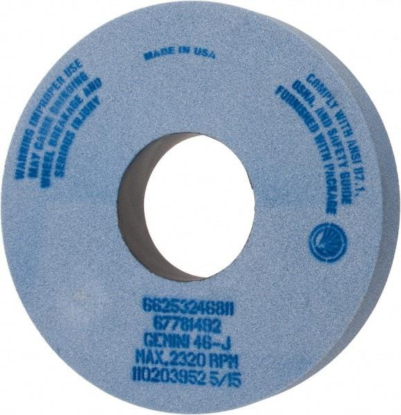 Norton - 14" Diam x 5" Hole x 2" Thick, J Hardness, 46 Grit Surface Grinding Wheel - Aluminum Oxide, Type 1, Coarse Grade, 2,320 Max RPM, No Recess - USA Tool & Supply