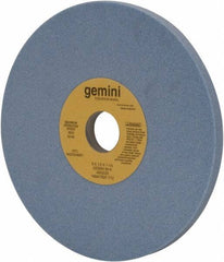 Norton - 8" Diam x 1-1/4" Hole x 1/2" Thick, K Hardness, 60 Grit Surface Grinding Wheel - Aluminum Oxide, Type 1, Medium Grade, 3,600 Max RPM, No Recess - USA Tool & Supply