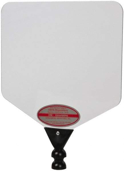 Cedarberg - 9 Inch Long x 9 Inch Wide Polycarbonate Replacement Shield - For Use With Opti Shield 8550-420 - USA Tool & Supply