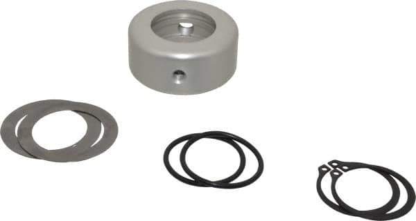 Allied Machine and Engineering - 1/4 NPT, 1-3/4" ID x 3" OD, Rotary Coolant Adapter for Indexable Tools - 1-3/8" Thick, 3/8 NC" Drive Rod Thread, 1-3/8" OAL, Series T-A - USA Tool & Supply