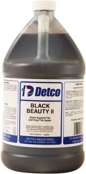 Detco - 1 Gal Bottle Finish - Use on Resilient Flooring - USA Tool & Supply
