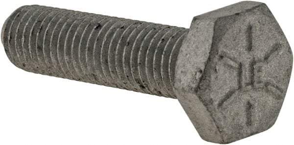 Armor Coat - 1/4-28 UNF, 1" Length Under Head Hex Head Cap Screw - Fully Threaded, Grade 8 Steel, 7/16" Hex - USA Tool & Supply