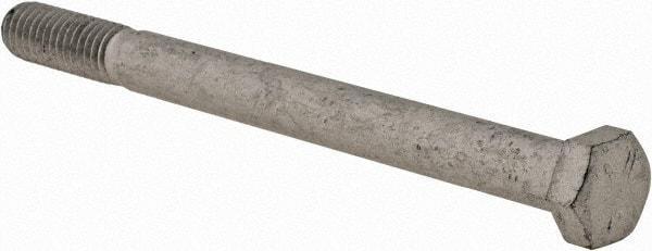 Armor Coat - 3/8-16 UNC, 4-1/2" Length Under Head Hex Head Cap Screw - Partially Threaded, Grade 8 Steel, 9/16" Hex - USA Tool & Supply