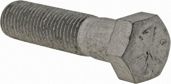 Armor Coat - 7/16-20 UNF, 1-3/4" Length Under Head Hex Head Cap Screw - Partially Threaded, Grade 8 Steel, 5/8" Hex - USA Tool & Supply
