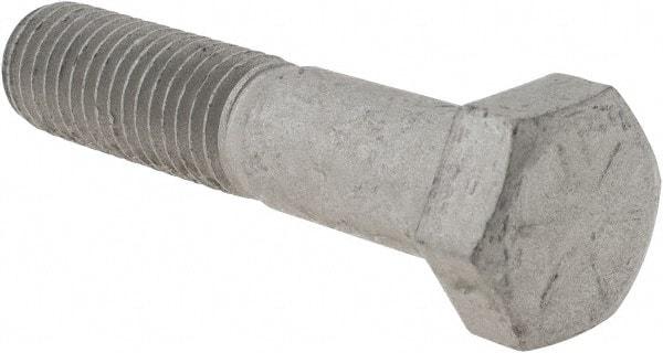 Armor Coat - 5/8-11 UNC, 3" Length Under Head Hex Head Cap Screw - Partially Threaded, Grade 8 Steel, 15/16" Hex - USA Tool & Supply