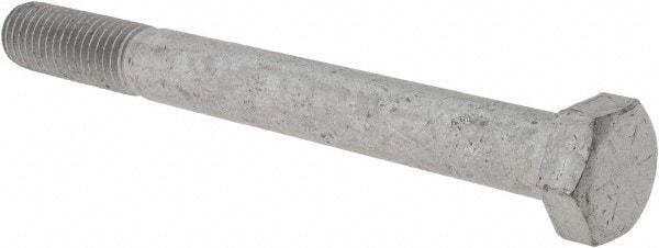 Armor Coat - 5/8-11 UNC, 6" Length Under Head Hex Head Cap Screw - Partially Threaded, Grade 8 Steel, 15/16" Hex - USA Tool & Supply