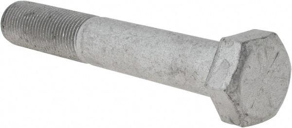 Armor Coat - 5/8-18 UNF, 4" Length Under Head Hex Head Cap Screw - Partially Threaded, Grade 8 Steel, 15/16" Hex - USA Tool & Supply