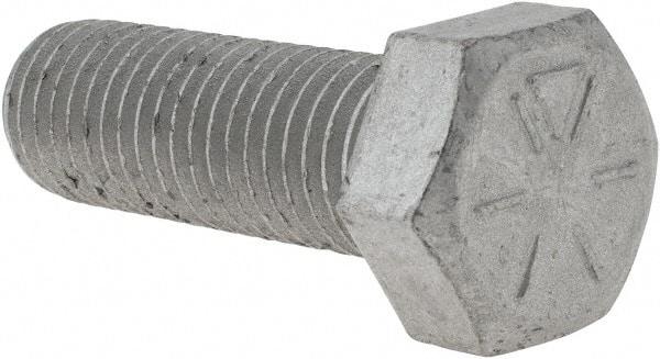 Armor Coat - 3/4-10 UNC, 2-1/4" Length Under Head Hex Head Cap Screw - Fully Threaded, Grade 8 Steel, 1-1/8" Hex - USA Tool & Supply