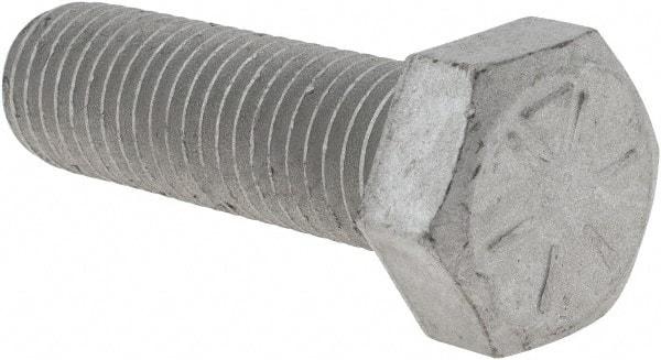 Armor Coat - 3/4-10 UNC, 2-1/2" Length Under Head Hex Head Cap Screw - Fully Threaded, Grade 8 Steel, 1-1/8" Hex - USA Tool & Supply