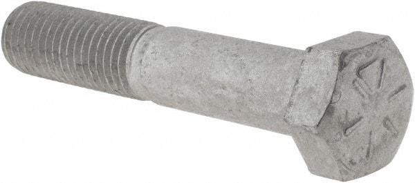 Armor Coat - 3/4-10 UNC, 4" Length Under Head Hex Head Cap Screw - Partially Threaded, Grade 8 Steel, 1-1/8" Hex - USA Tool & Supply