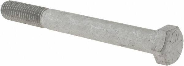 Armor Coat - 3/4-10 UNC, 7" Length Under Head Hex Head Cap Screw - Partially Threaded, Grade 8 Steel, 1-1/8" Hex - USA Tool & Supply