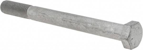 Armor Coat - 3/4-10 UNC, 8" Length Under Head Hex Head Cap Screw - Partially Threaded, Grade 8 Steel, 1-1/8" Hex - USA Tool & Supply