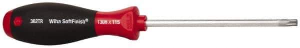 Wiha - TR30 Torx Driver - 4-1/2" Blade Length, Ergonomic Handle - USA Tool & Supply