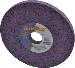 Norton - 7" Diam x 1-1/4" Hole x 1/2" Thick, H Hardness, 60 Grit Surface Grinding Wheel - Ceramic, Type 1, Medium Grade, 3,600 Max RPM, Vitrified Bond, No Recess - USA Tool & Supply