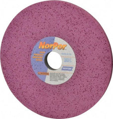 Norton - 8" Diam x 1-1/4" Hole x 1/2" Thick, H Hardness, 60 Grit Surface Grinding Wheel - Aluminum Oxide, Type 1, Medium Grade, 3,600 Max RPM, Vitrified Bond, No Recess - USA Tool & Supply