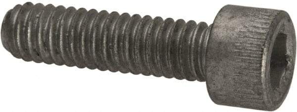 Armor Coat - #8-32 UNC Hex Socket Drive, Socket Cap Screw - Alloy Steel, Armor Coat Finish, Fully Threaded, 5/8" Length Under Head - USA Tool & Supply