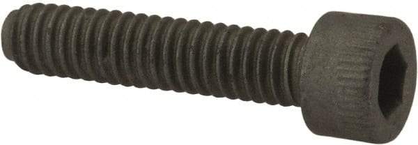 Armor Coat - #8-32 UNC Hex Socket Drive, Socket Cap Screw - Alloy Steel, Armor Coat Finish, Fully Threaded, 3/4" Length Under Head - USA Tool & Supply