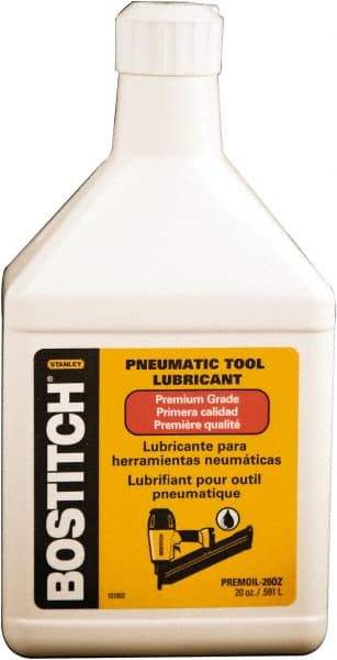 Stanley Bostitch - Bottle, ISO 22, Air Tool Oil - USA Tool & Supply