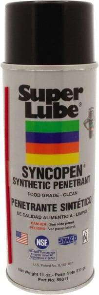 Synco Chemical - 11 oz Aerosol Synthetic Penetrant - Food Grade - USA Tool & Supply