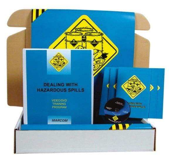 Marcom - Dealing with Hazardous Spills, Multimedia Training Kit - 23 Minute Run Time DVD, English and Spanish - USA Tool & Supply
