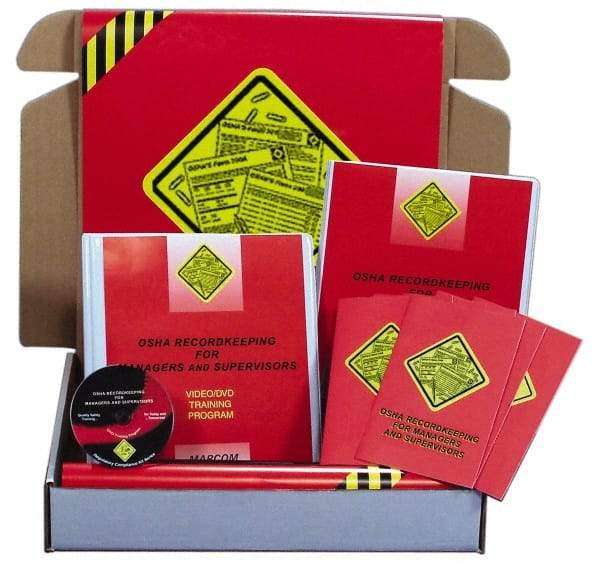 Marcom - OSHA Recordkeeping for Managers and Supervisors, Multimedia Training Kit - 20 Minute Run Time DVD, English and Spanish - USA Tool & Supply