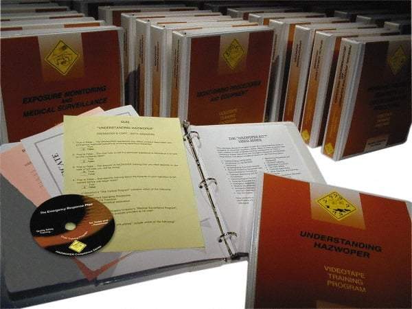 Marcom - All HAZWOPER Series Courses, Multimedia Training Kit - DVD, 23 Courses, English & Spanish - USA Tool & Supply