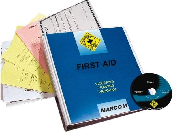 Marcom - First Aid, Multimedia Training Kit - 13 Minute Run Time DVD, English and Spanish - USA Tool & Supply