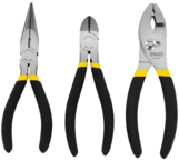 STANLEY® 3 Piece Basic Plier Set - USA Tool & Supply