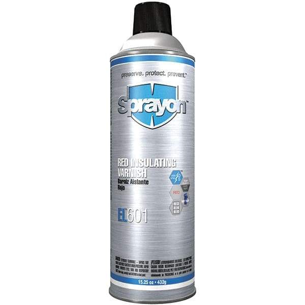 Sprayon - 20 oz Red Insulating Varnish - 20 Ounce Container - USA Tool & Supply