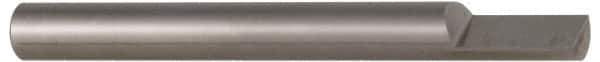 Accupro - 5/16 Inch Diameter, 2-1/2 Inch Overall Length, 1/2 Inch Split Length, Solid Carbide, Squared Split End Carbide Blank - Single End - USA Tool & Supply