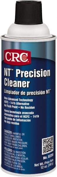 CRC - 12 Ounce Aerosol Electrical Grade Cleaner/Degreaser - 30,800 Volt Dielectric Strength, Nonflammable - USA Tool & Supply