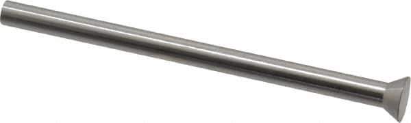 Dayton Lamina - 9/32" Head Diam, 5/32" Shank Diam, Quill Head, High Speed Steel Solid Mold Die Blank & Punch - 60° Head Angle, 7/64" Head Height, 2-1/2" OAL, Blank Punch, KWX Series - USA Tool & Supply