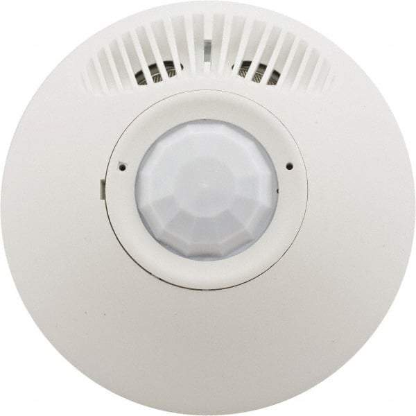 Hubbell Wiring Device-Kellems - 24 VAC/VDC, Indoor Ceiling Mount Infrared and Ultrasonic Sensor - 1-1/2 Inch High - USA Tool & Supply