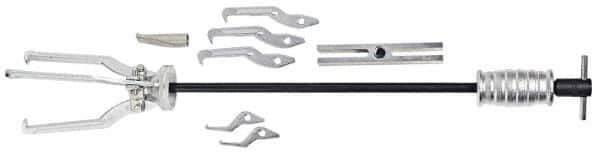 Proto - 10 Piece, 7" Spread, Hammer Puller Set - 3 Jaws, 6" Reach - USA Tool & Supply