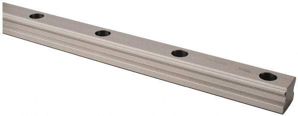 THK - 1,000mm OAL x 28mm Overall Width x 23mm Overall Height 4 Way SHS Rail - 80mm Between Holes, 9 x 14 x 12mm Hole Size - USA Tool & Supply